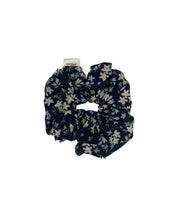 Load image into Gallery viewer, pop scrunch: floral refresh navy
