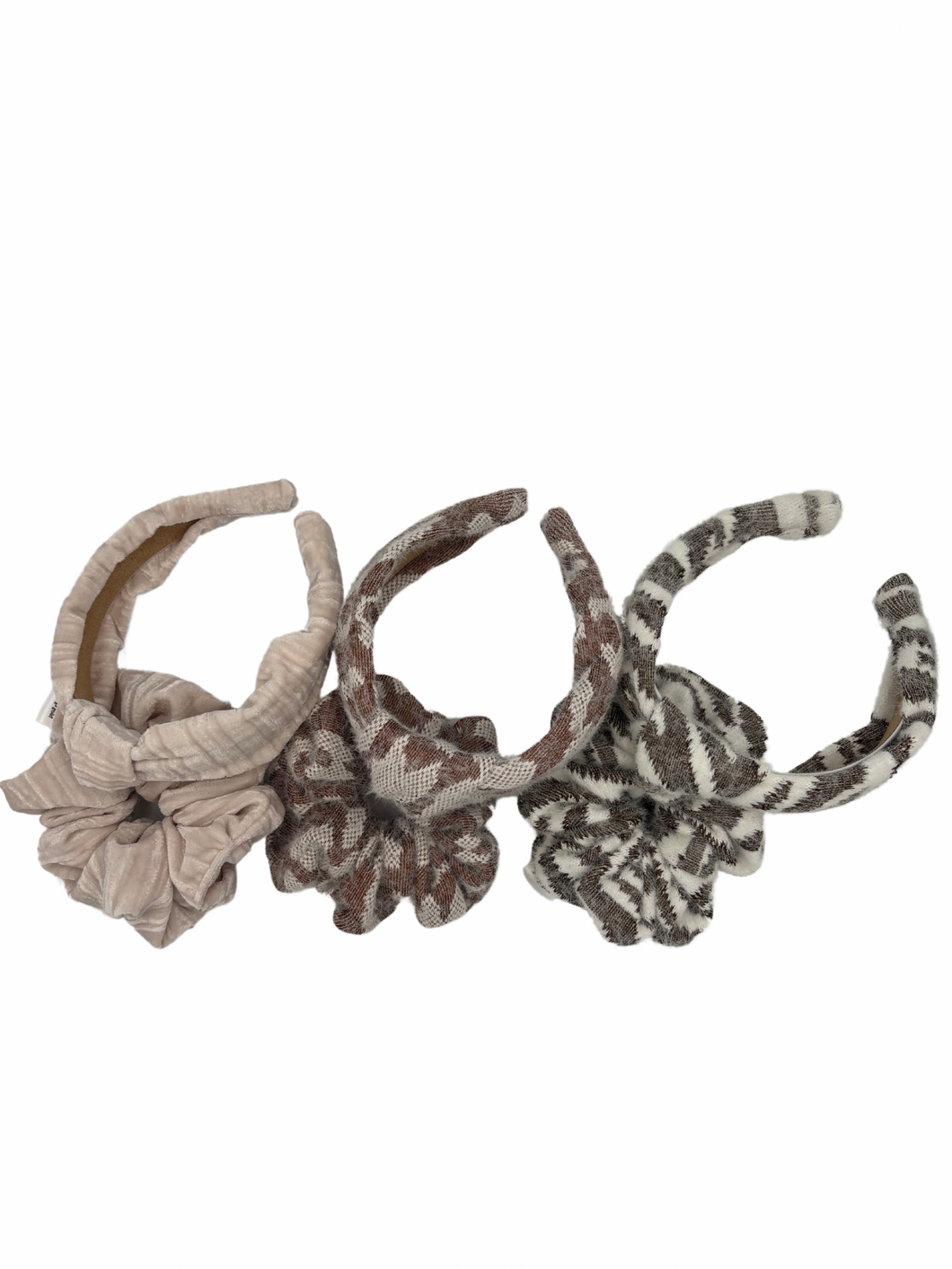 Knotted headband - Velvet cream