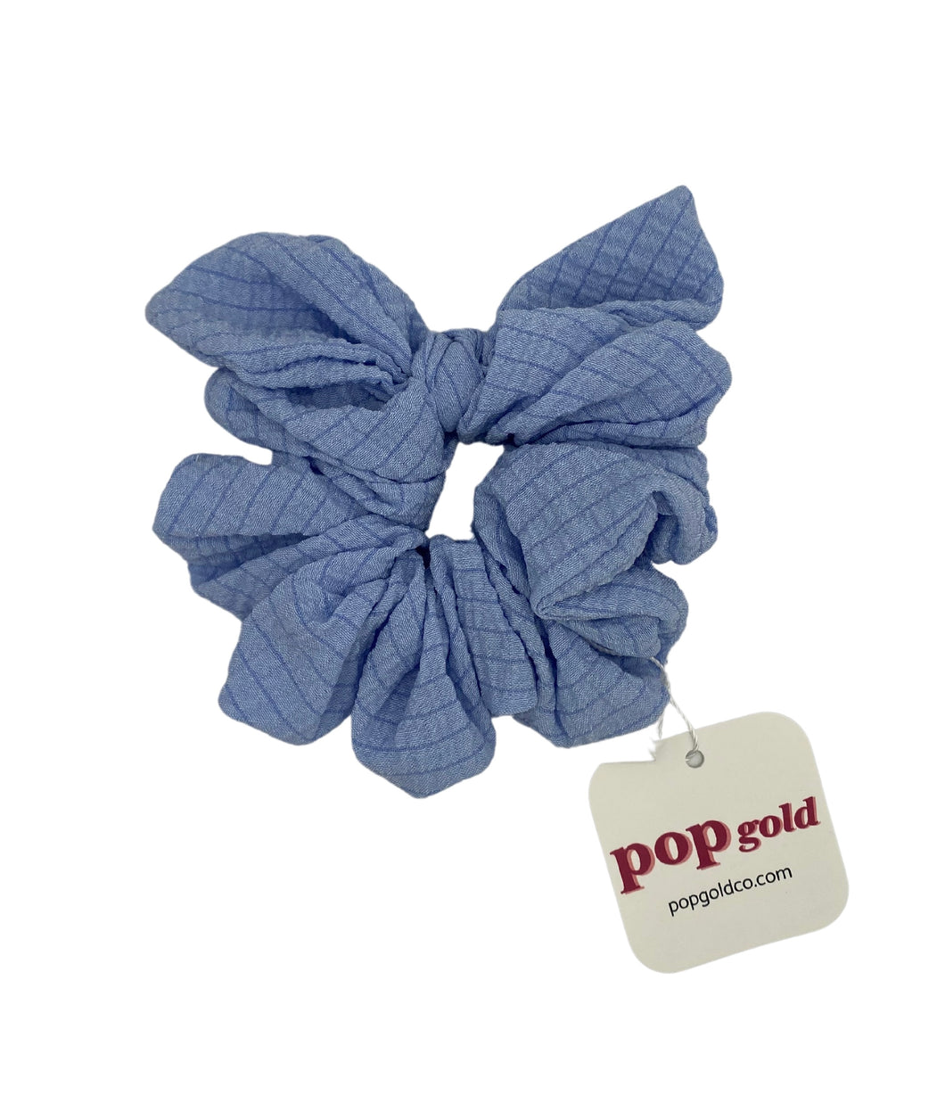 Pop Bow: Pastel Blue