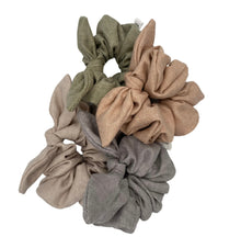 Load image into Gallery viewer, Bow Scrunchie: Copper beige
